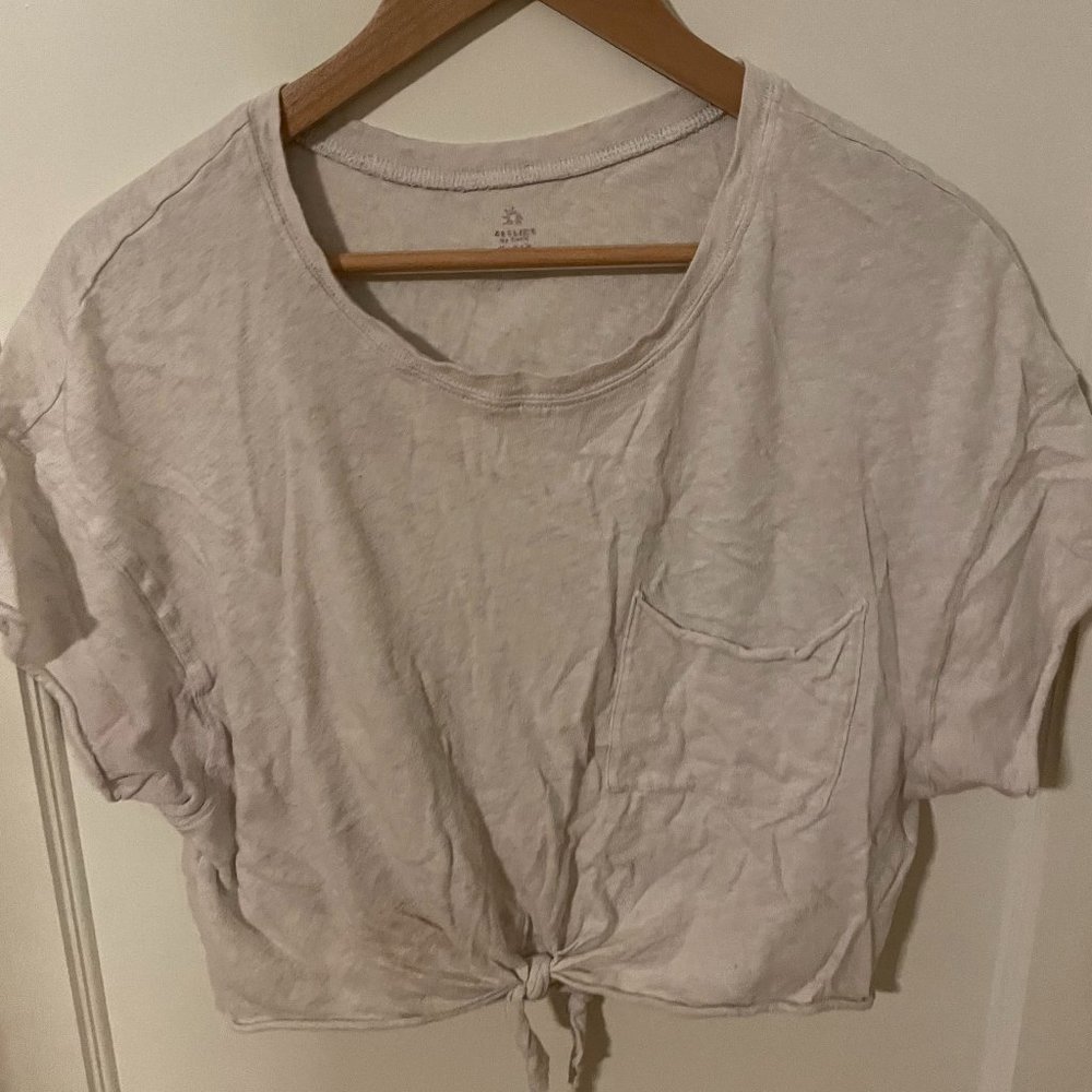 Aerie OFFLINE Crop Top with tie in front